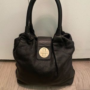 Black Kate Spade leather bag